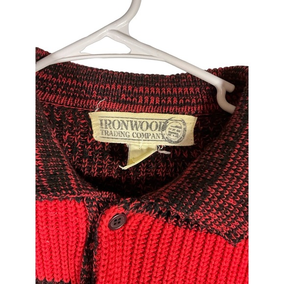 Ironwood Trading Company Striped Knit Sweater Collared Pullover - Picture 2 of 3